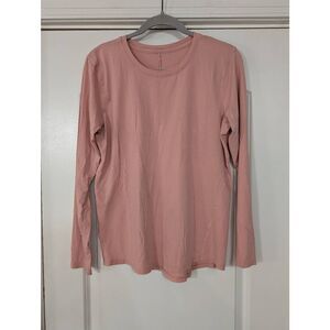 Lululemon Long Sleeve T-shirt women's pink performance comfort‎ athleisure 6*